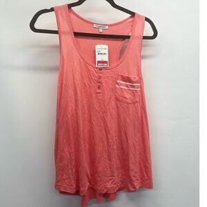 PJ Salvage Sleep Racerback Tank Top size Large Coral New